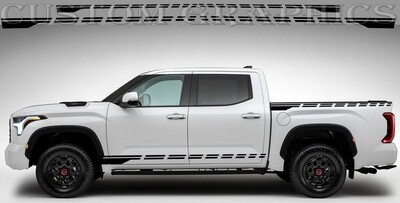 4x Decal Graphic Sticker Door Sport Stripe Kit Compatible with Tundra 2022
