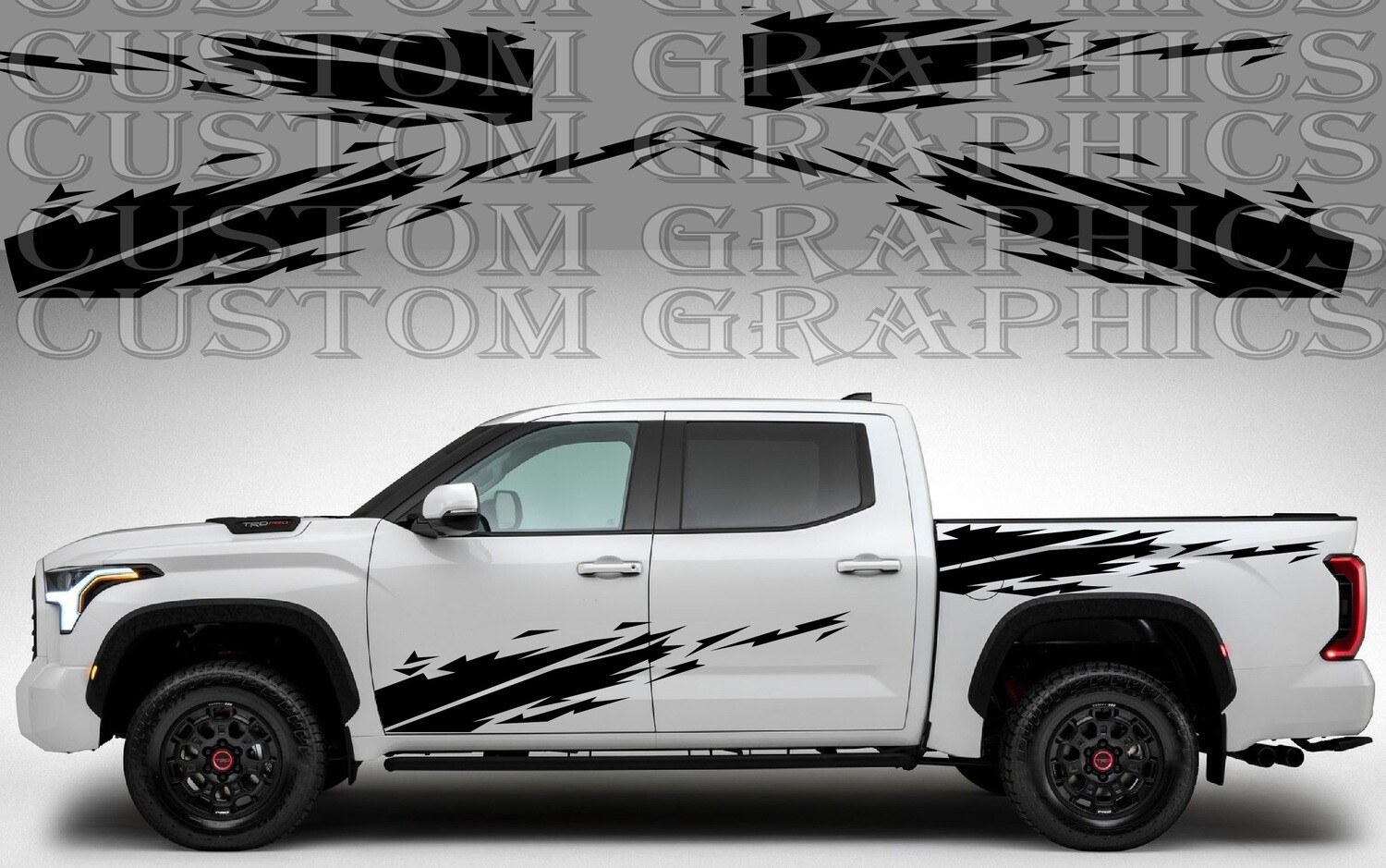 4x Side door vinyl decal sticker Compatible with Tundra 2022