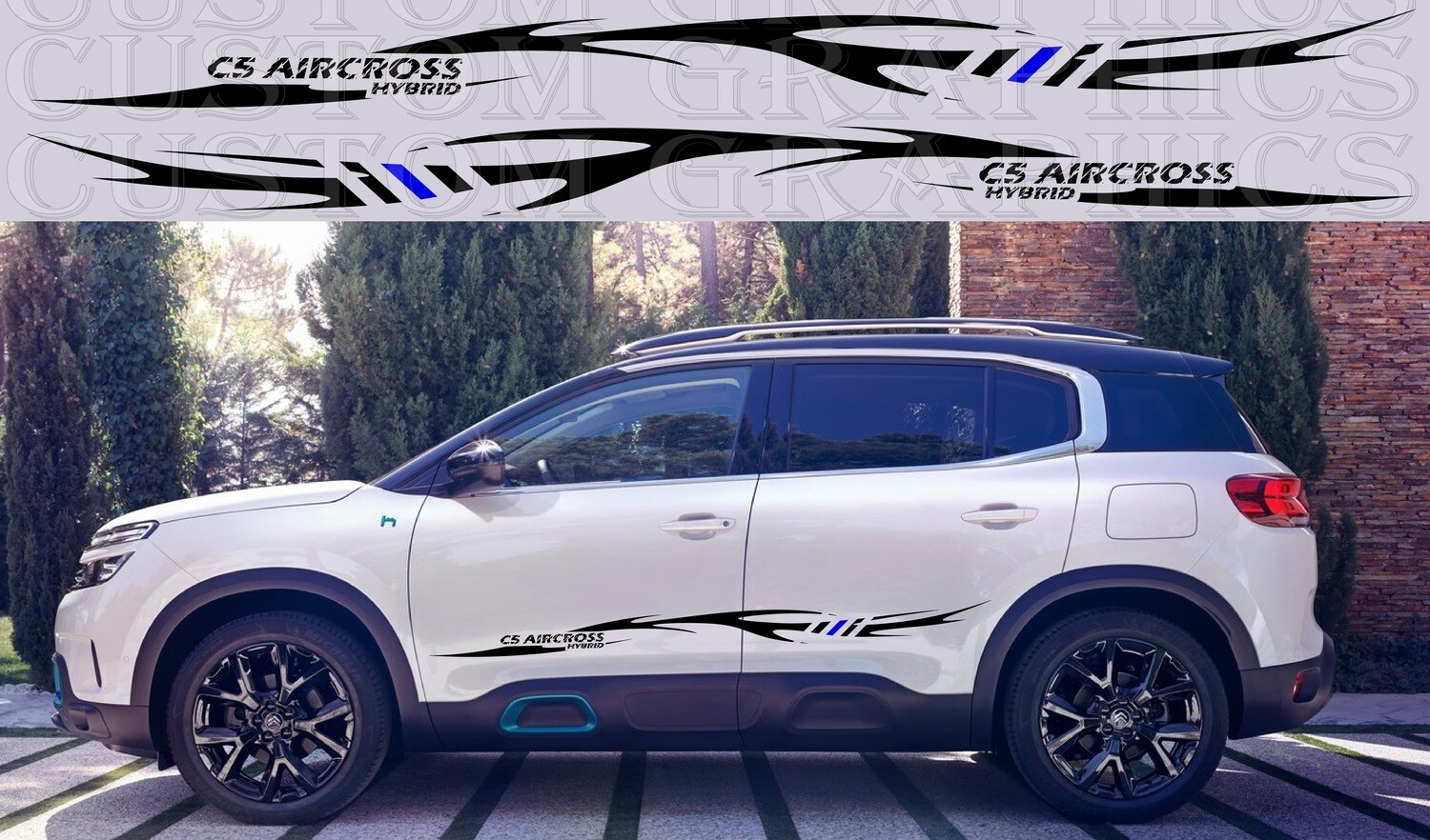 Express Your Style with Car Decals Compatible with C5 Aircross Hybrid 2020