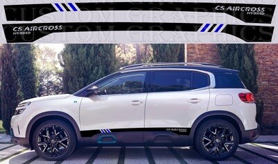 Vinyl Decal Custom Stickers Graphic kit Compatible with  C5 Aircross Hybrid 2020