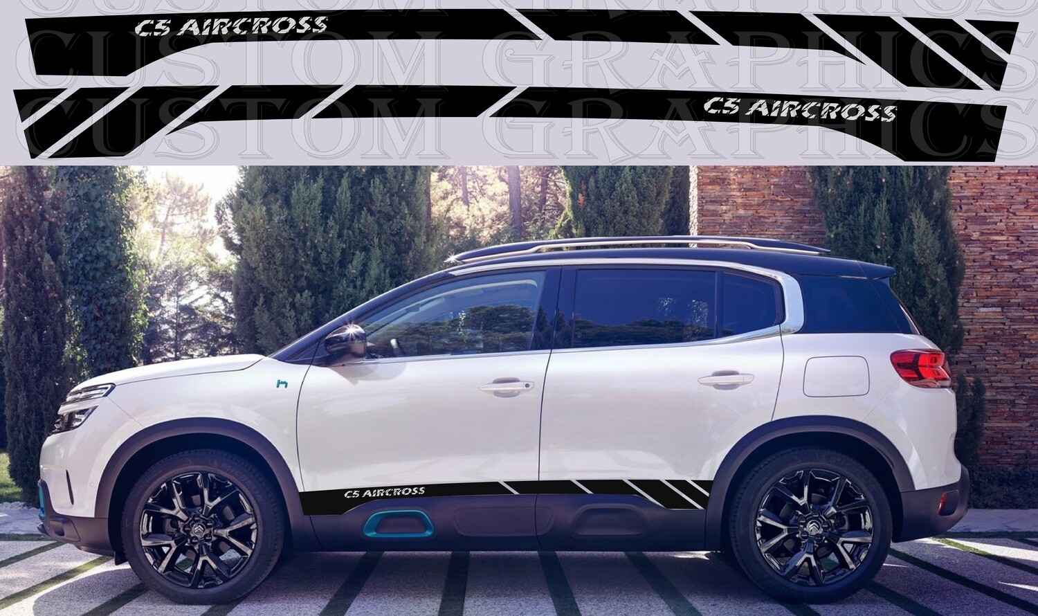 Revamp Your Ride with Vinyl Auto Decals Compatible with  C5 Aircross Hybrid 2020