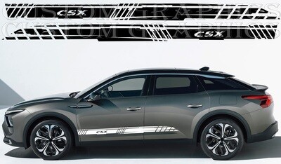 2x body decals side stripe sticker Compatible with C5 X 2022