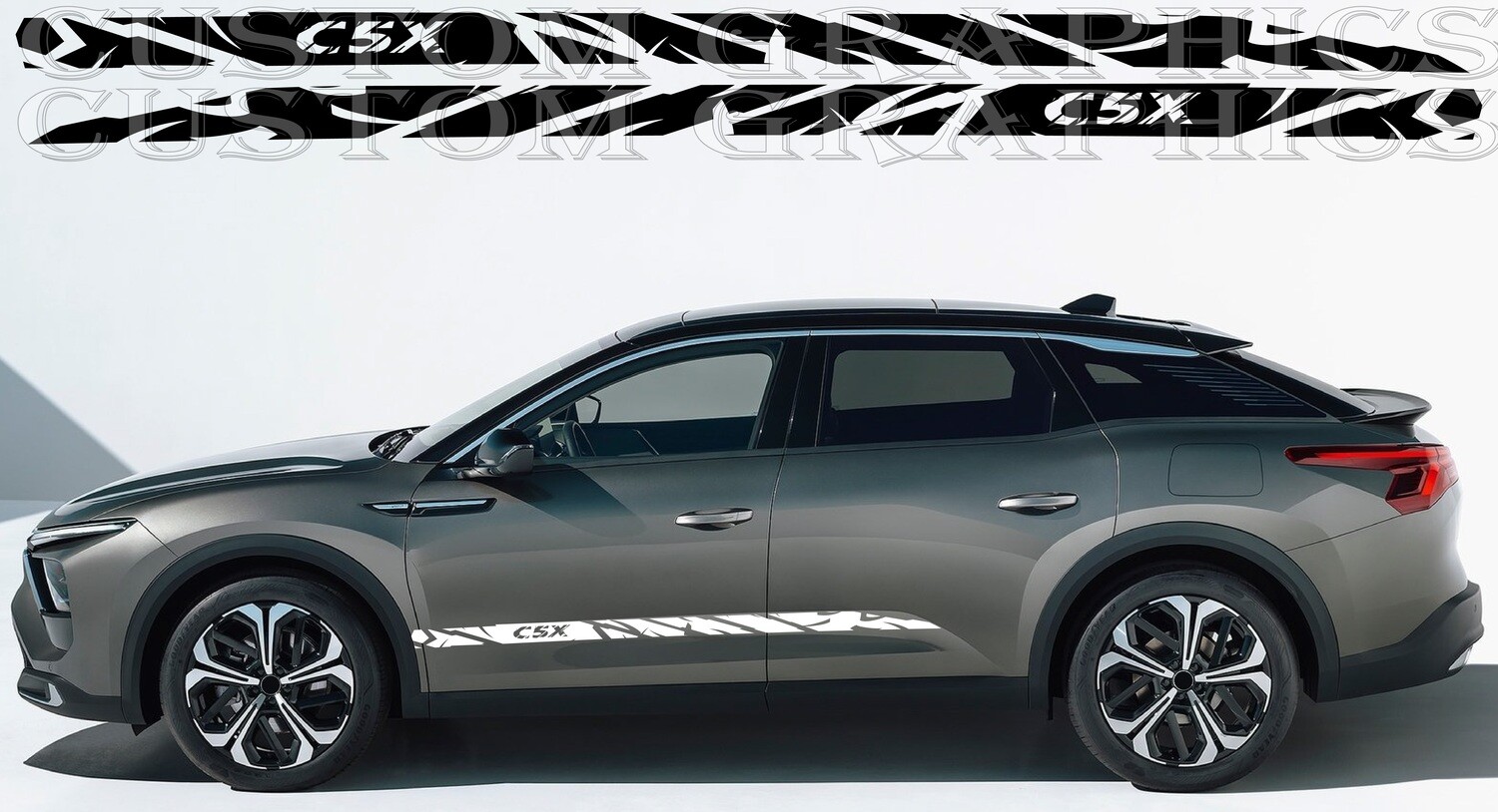 Side Door Stripe Custom kit Stickers Set Kit Compatible with C5 X 2022