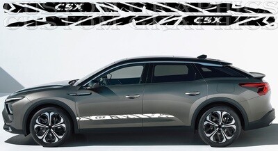Side Door Stripe Custom kit Stickers Set Kit Compatible with C5 X 2022
