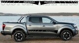 Side Door Stripe Custom kit Stickers Set Kit Compatible with Nissan Navara Double Cab Pro-4x