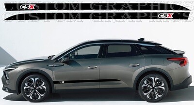 Side door vinyl decal sticker Compatible with C5 X 2022