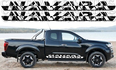 Vinyl Decals for Your Ride Compatible with Navara King Cab Pro-4x