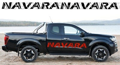 Hit the Road in Style: Vinyl Stickers for Cars Compatible with Navara King Cab Pro-4x