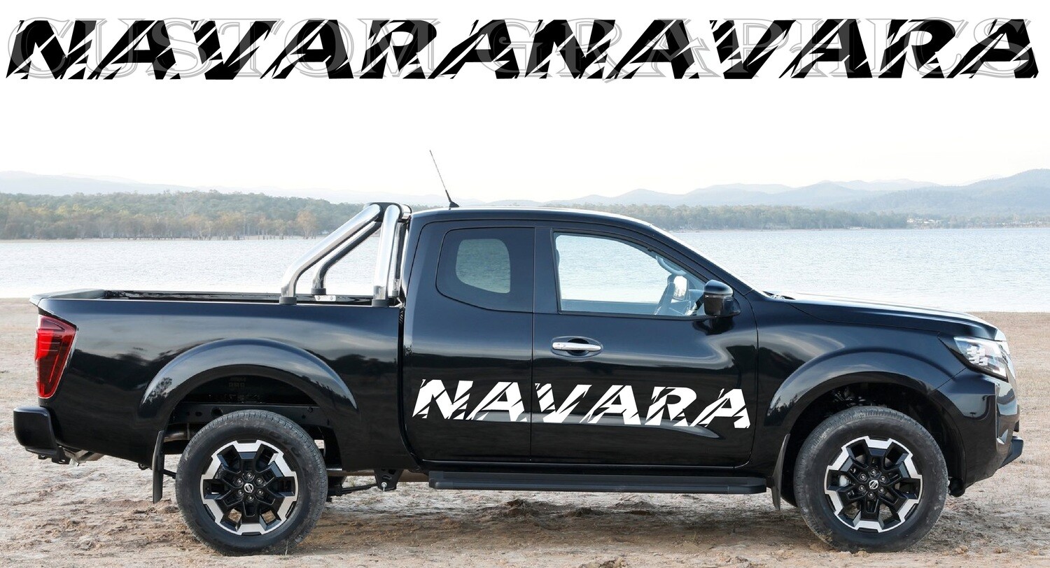 Revamp Your Ride with Vinyl Auto Decals Compatible with Navara King Cab Pro-4x