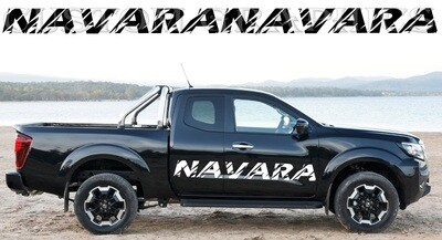 Revamp Your Ride with Vinyl Auto Decals Compatible with Navara King Cab Pro-4x
