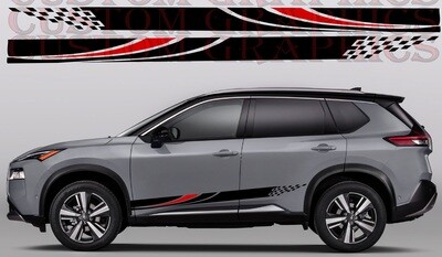 2x body decals side stripes Compatible with Rogue 2021
