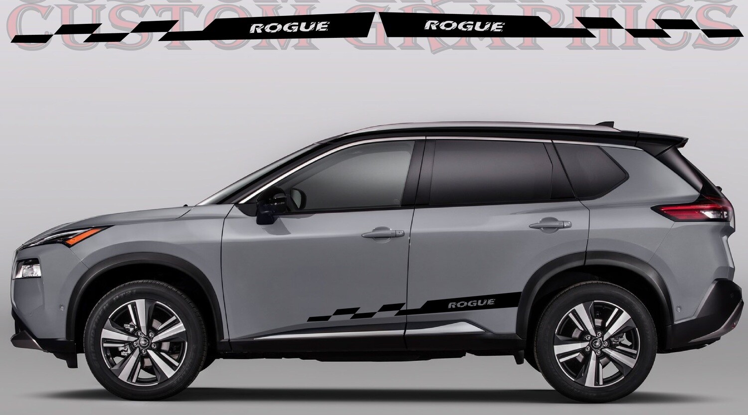 Side Door Stripe Custom kit Stickers Set Kit Compatible with Rogue 2021