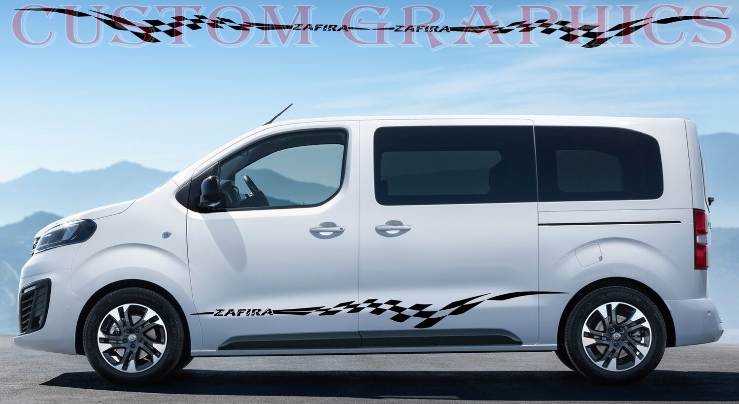 Revamp Your Ride with Vinyl Auto Decals Compatible with Zafira Life