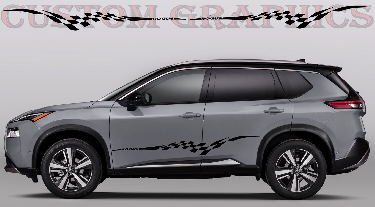 Side door vinyl decal sticker Compatible with Rogue 2021