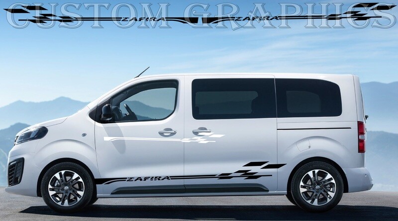 Stick and Drive: Premium Car Vinyl Graphics Compatible with Zafira Life