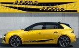 Sport Sticker Decal Side Door Stripes Compatible with Astra 2021