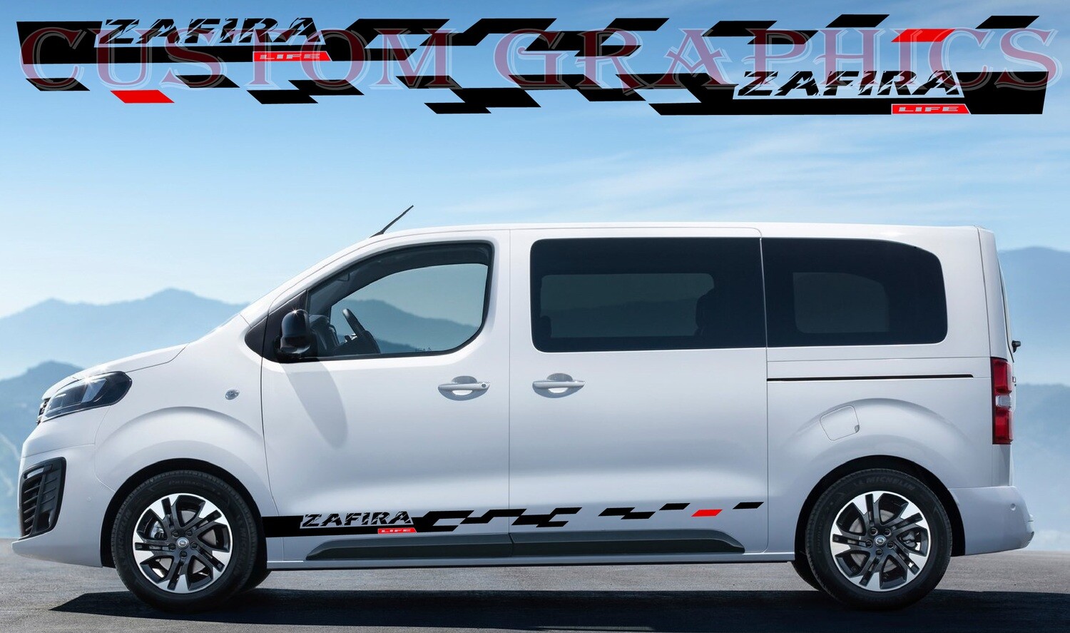 Upgrade Your Car&#39;s Look with Vinyl Stickers Compatible with Zafira Life