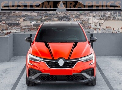 Sport Side door sticker racing design Compatible with Arkana