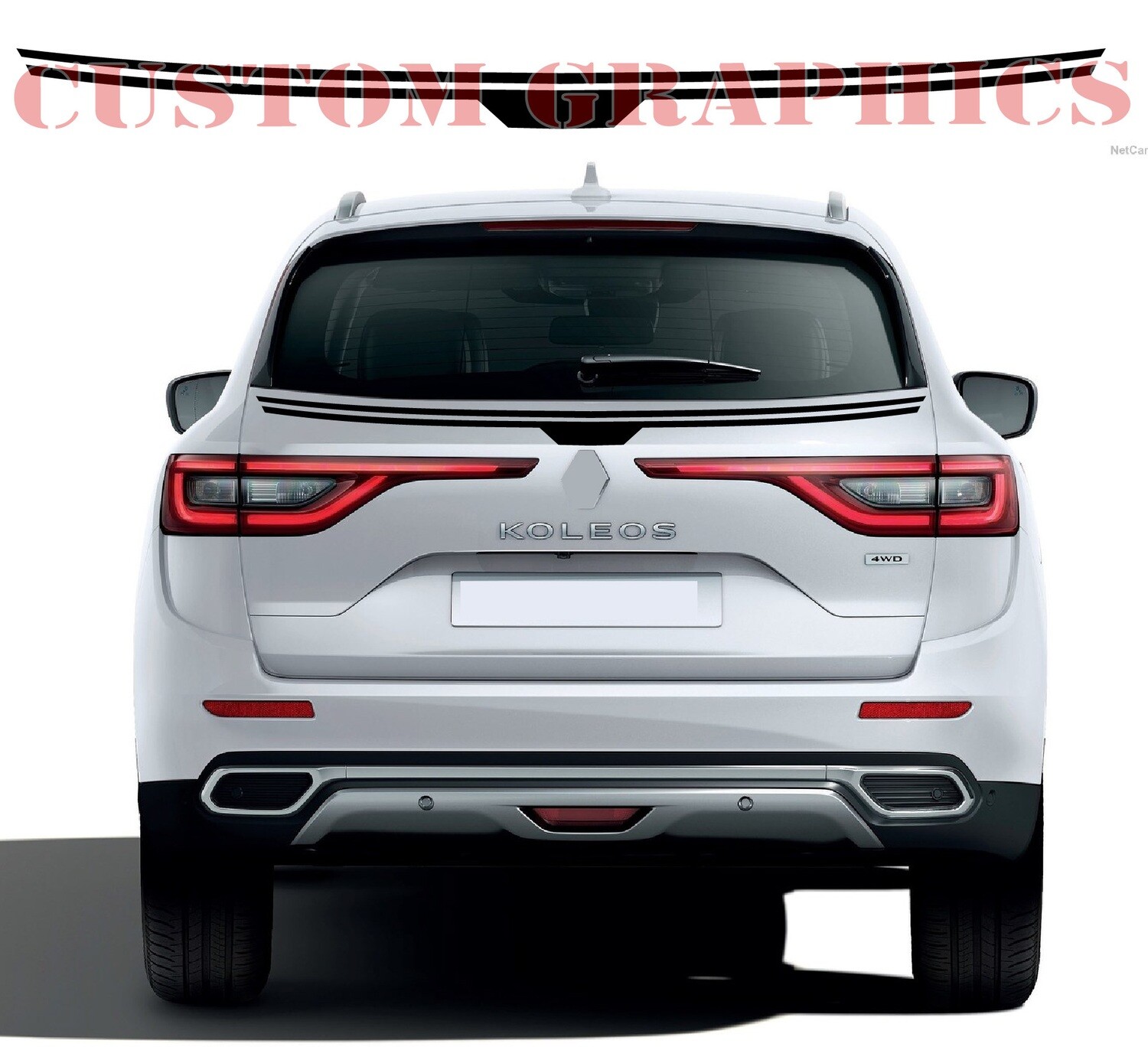 Custom Auto Vinyl Graphics Compatible with Koleos
