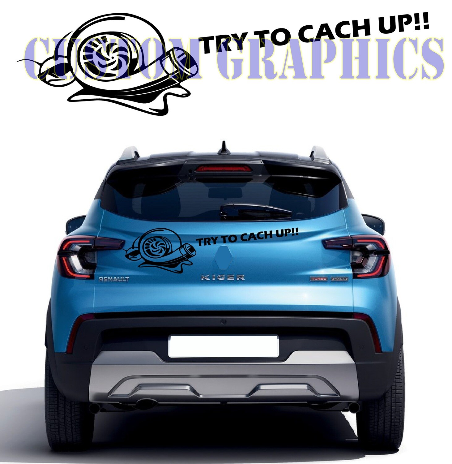 Custom Auto Vinyl Graphics Compatible with Kiger