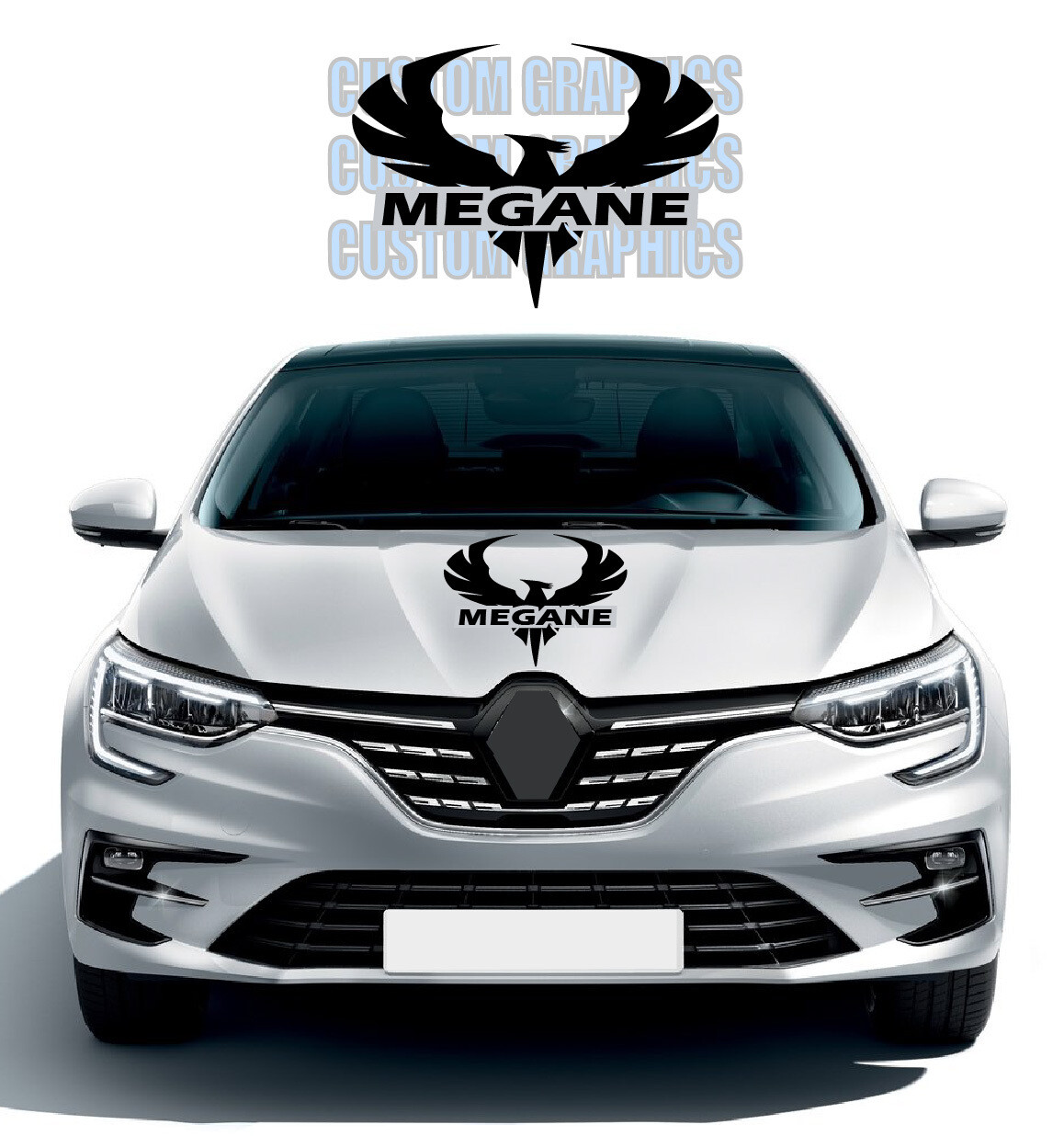 Custom Auto Vinyl Graphics Compatible with Megane