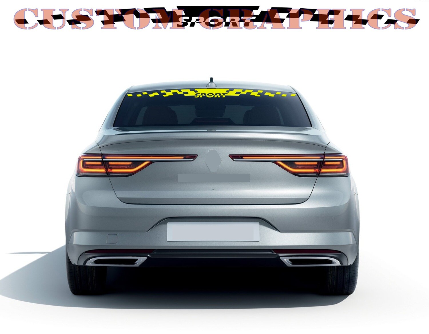 Sport Side door sticker racing design Compatible with Talisman