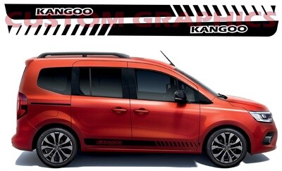 Custom Auto Vinyl Graphics Compatible with Kangoo 2021