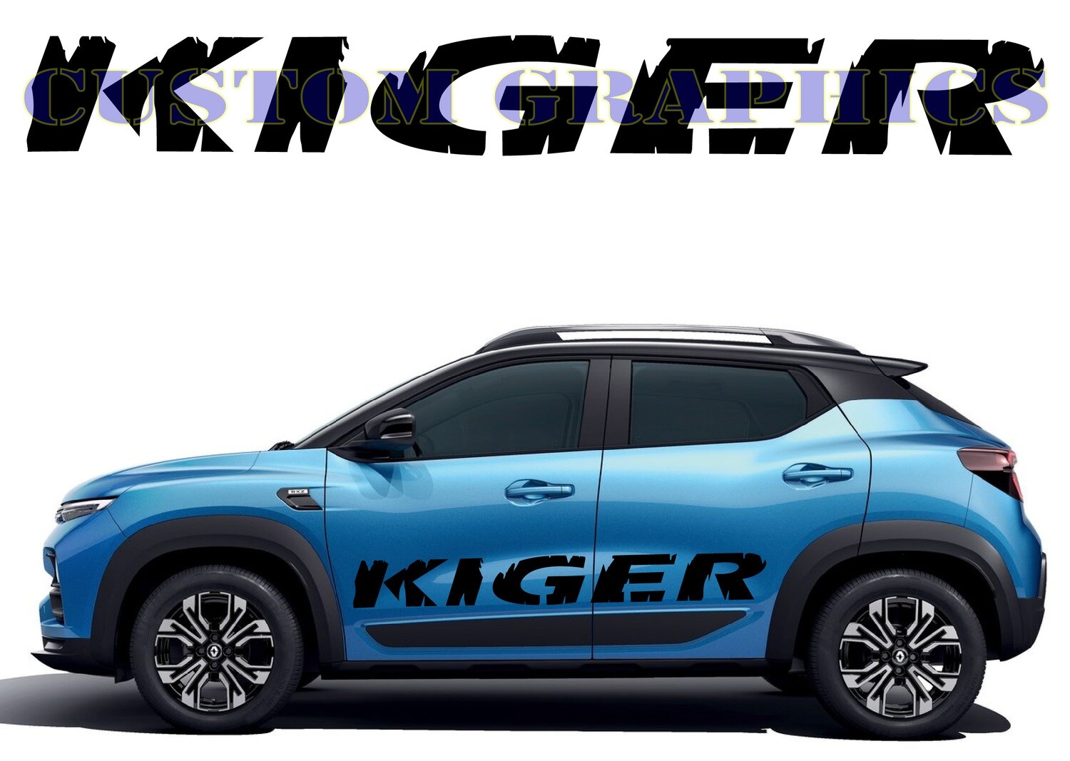 Side Stripe Decal Graphic Sticker Kit Compatible with Kiger