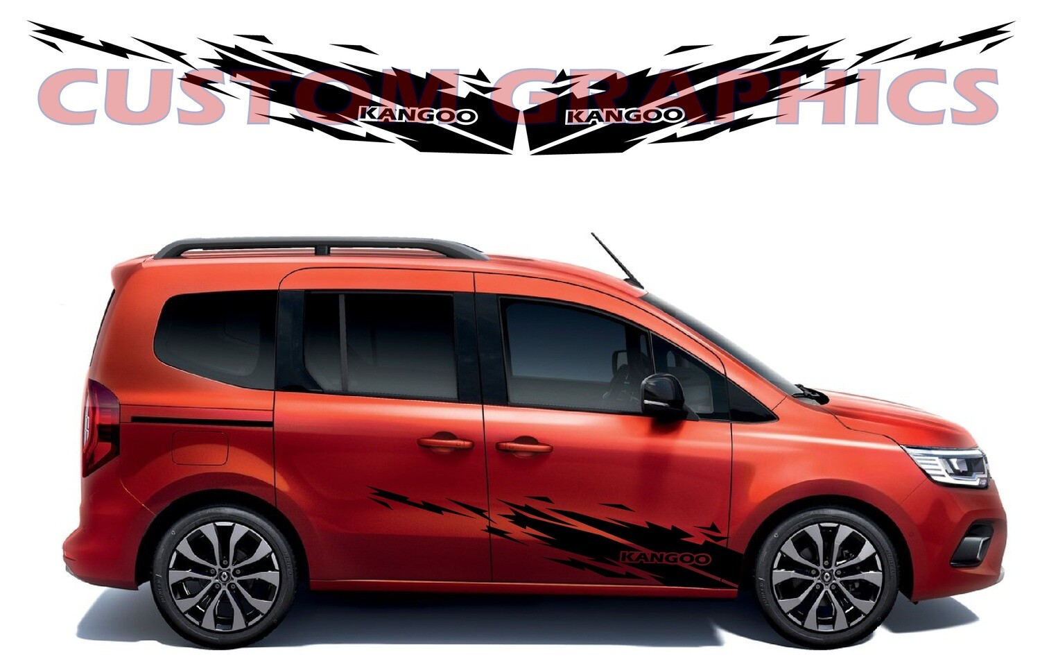 Upgrade Your Car&#39;s Look with Vinyl Stickers Compatible with Kangoo 2021