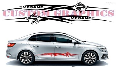 Revamp Your Ride with Vinyl Auto Decals Compatible with Megane
