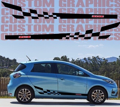 Stripe Decal Graphic stickers Kit Compatible with Zoe