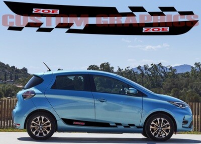 Vinyl Decal Custom Stickers Graphic kit Compatible with Zoe