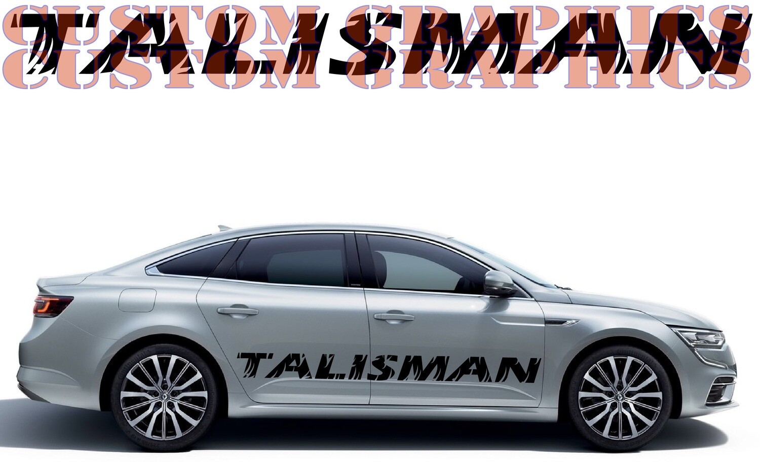 Side Stripe Decal Graphic Sticker Kit Compatible with Talisman