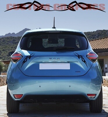 Tailgate vinyl decal sticker Compatible with Zoe