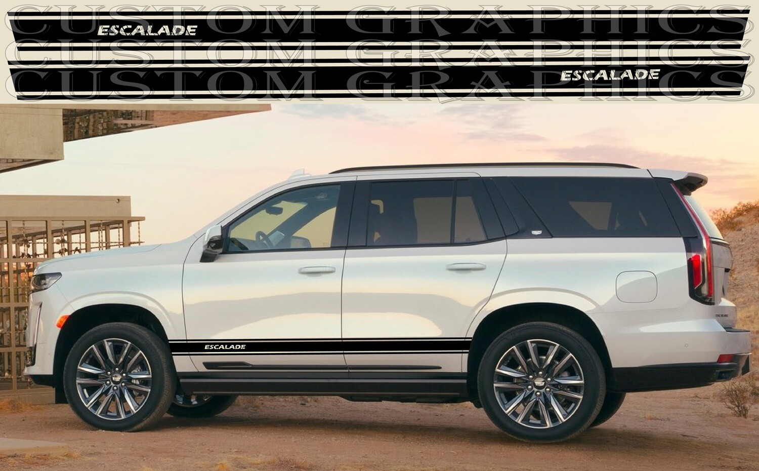 Revamp Your Ride with Vinyl Auto Decals Compatible with Escalade