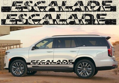 Hit the Road in Style: Vinyl Stickers for Cars Compatible with Escalade