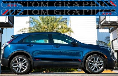 2x body decals side stripes Compatible with XT4