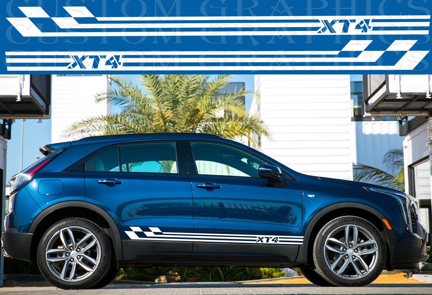 Set of Stickers Decal Stripe body kit Compatible with XT4