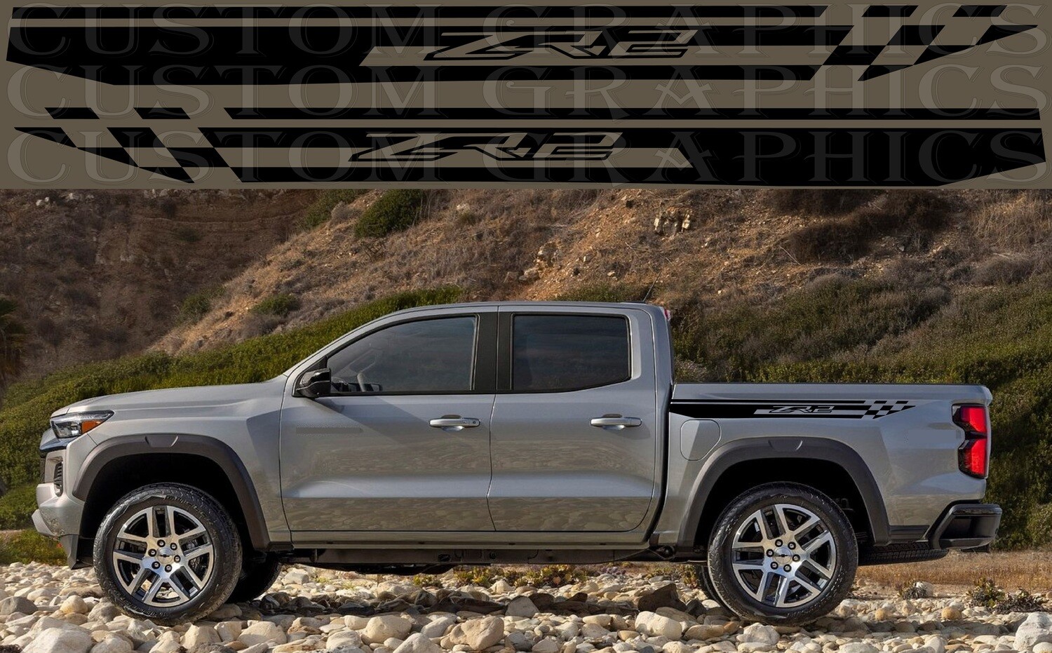 2x Revamp Your Ride with Vinyl Auto Decals Compatible with Colorado Z71