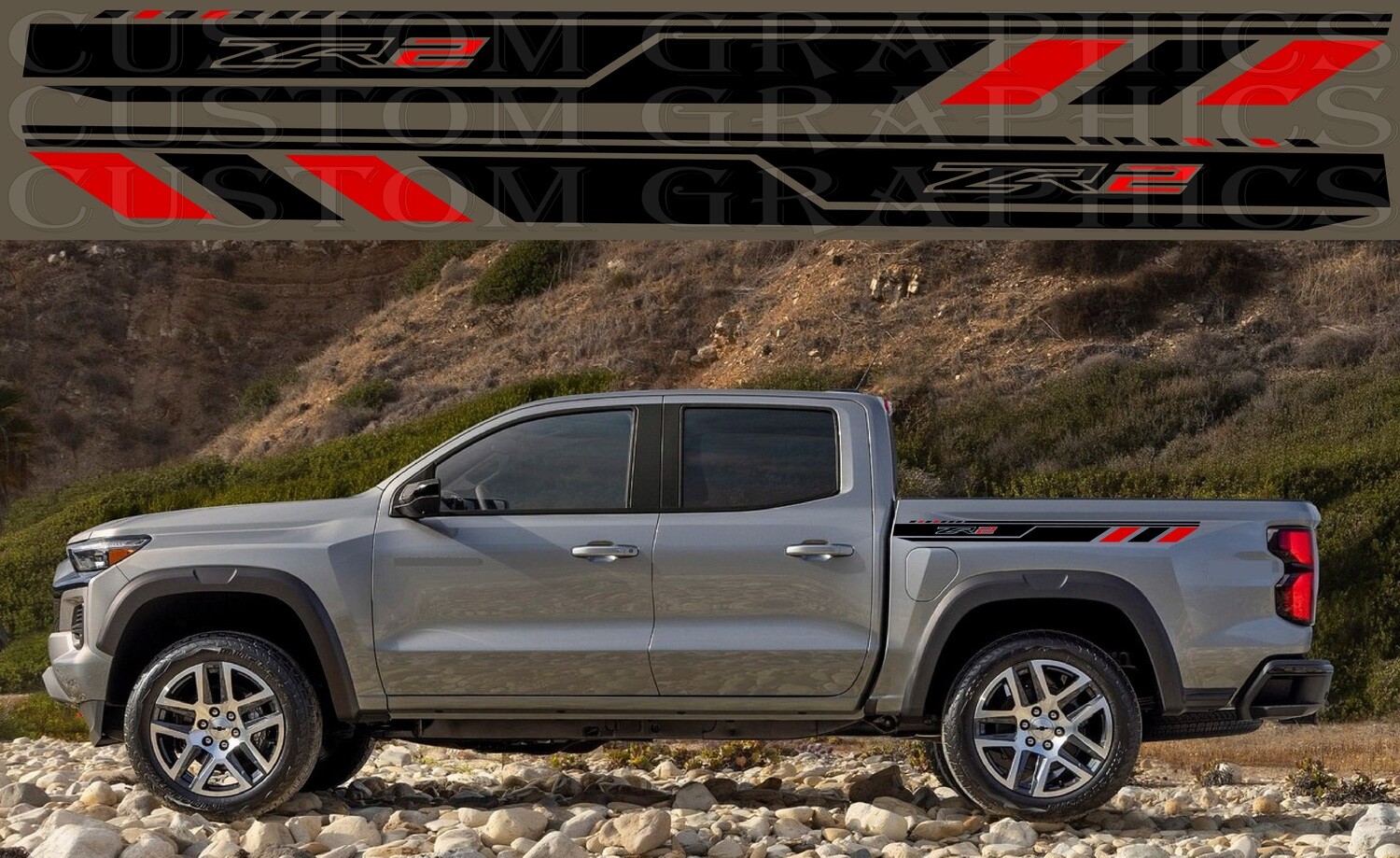 Custom Auto Vinyl Graphics Compatible with Colorado Z71