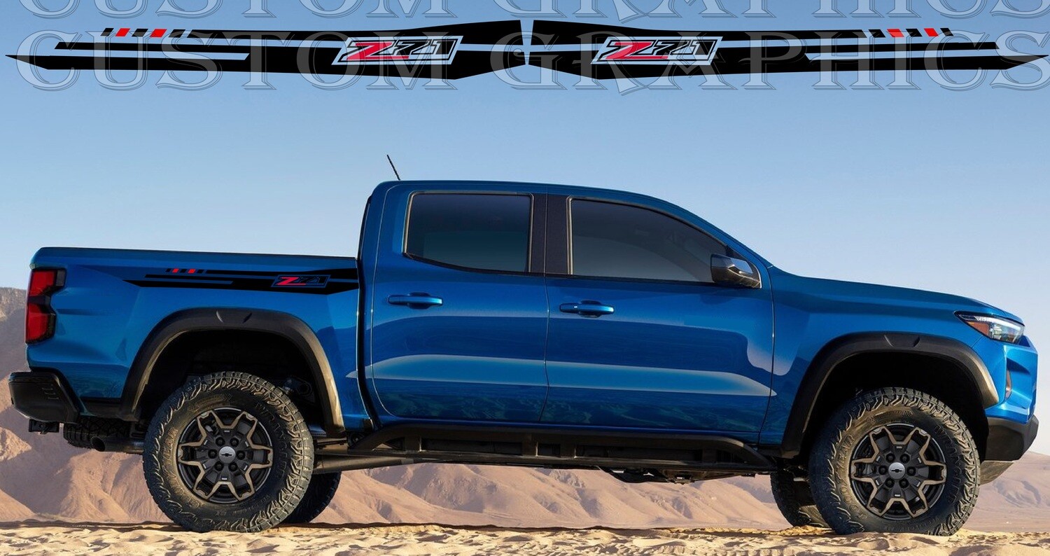 Hit the Road in Style: Vinyl Stickers Compatible with Colorado ZR2