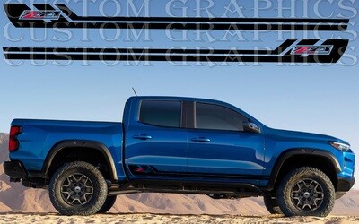 Sport Side door sticker racing designCompatible with Colorado ZR2