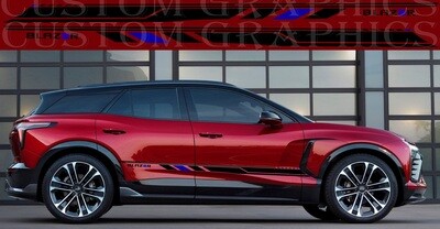 Custom Auto Vinyl Graphics Compatible with Blazer EV 2024