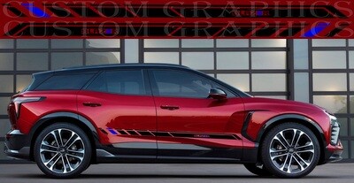 Vinyl Decal Custom Stickers Graphic kit Compatible with Blazer EV 2024