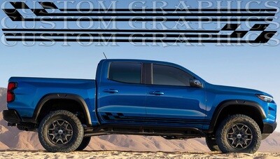 Sport Side door sticker racing designCompatible with Colorado ZR2