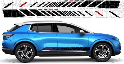 Custom Auto Vinyl Graphics Compatible with Equinox EV 2024