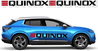 2x body decals side stripes Compatible with Equinox EV 2024