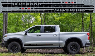 Upgrade Your Car&#39;s Look with Vinyl Stickers Compatible with Silverado ZR2 Bison 2023