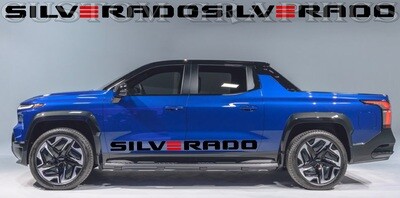 2x body decals side stripes Compatible with silverado ev rst