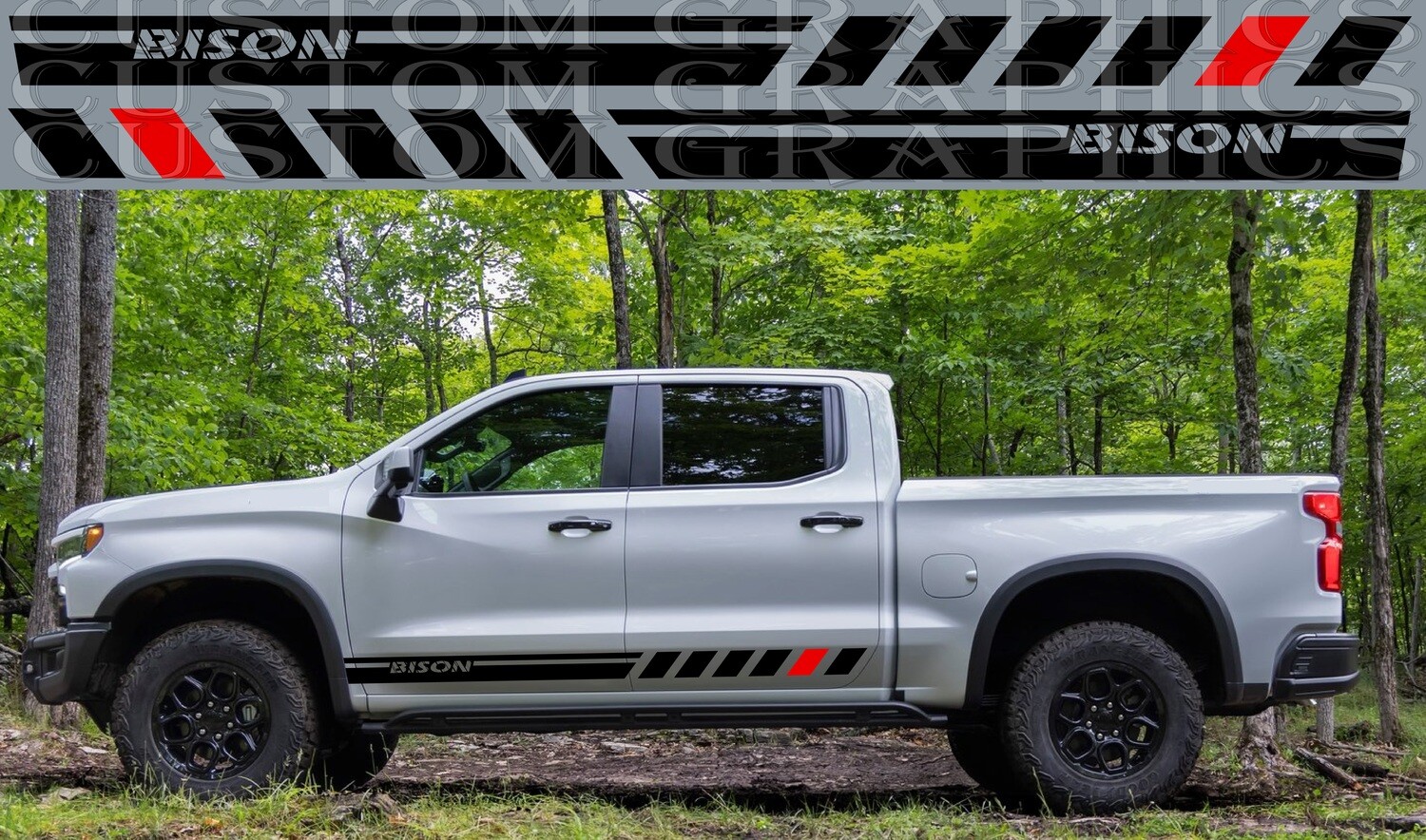 Vinyl Decals for Your Ride Compatible with Silverado ZR2 Bison 2023
